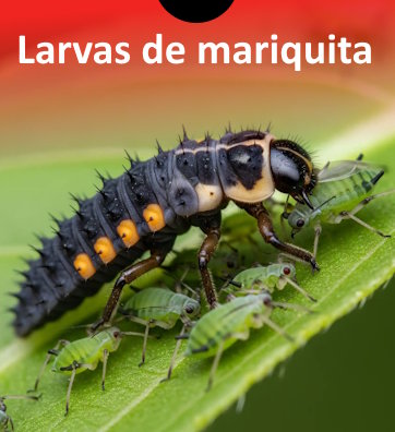 Larvas de mariquitas